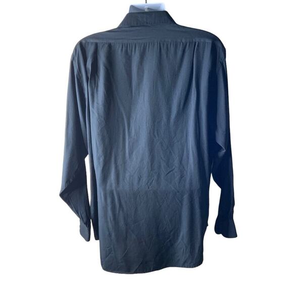 Arrow Dress Shirt Mens XL Ultra Silk Long Sleeve Chest Pocket Button Up Formal - Picture 2 of 6